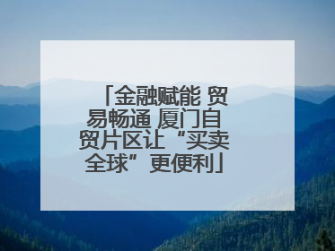 金融赋能 贸易畅通 厦门自贸片区让“买卖全球”更便利