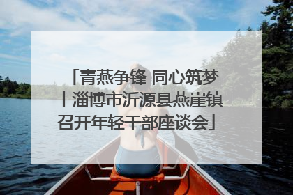 青燕争锋 同心筑梦丨淄博市沂源县燕崖镇召开年轻干部座谈会
