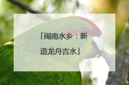 闽南水乡：新造龙舟吉水