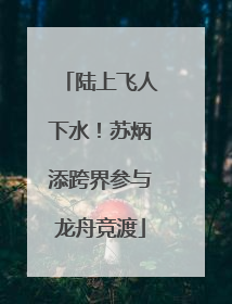 陆上飞人下水！苏炳添跨界参与龙舟竞渡