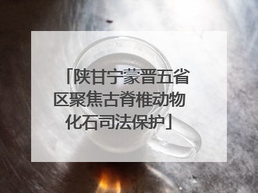 陕甘宁蒙晋五省区聚焦古脊椎动物化石司法保护