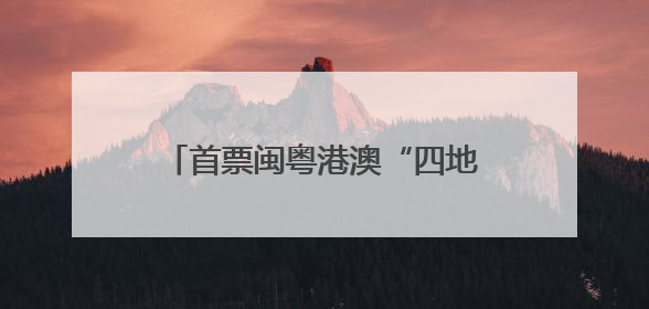 首票闽粤港澳“四地一锁”出口货物通关
