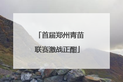 首届郑州青苗联赛激战正酣