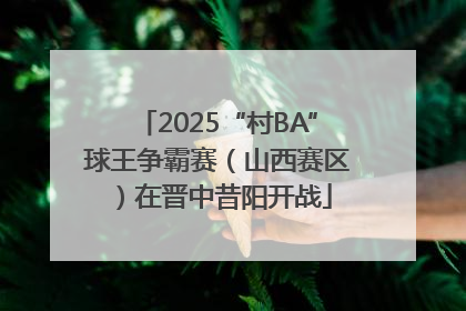 2025“村BA”球王争霸赛（山西赛区）在晋中昔阳开战