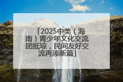2025中美（海南）青少年文化交流团抵琼，民间友好交流再添新篇