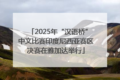 2025年“汉语桥”中文比赛印度尼西亚赛区决赛在雅加达举行