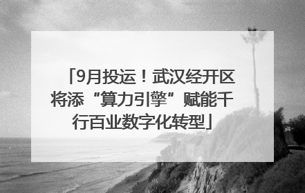 9月投运！武汉经开区将添“算力引擎”赋能千行百业数字化转型